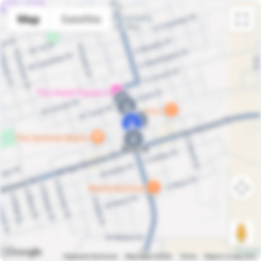 Map of Hotel Saint George and nearby properties in Marfa, TX